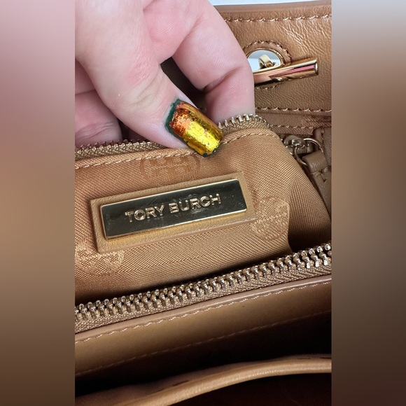 Tory Burch Carter Small Leather Tote Crossbody - Picture 5 of 5